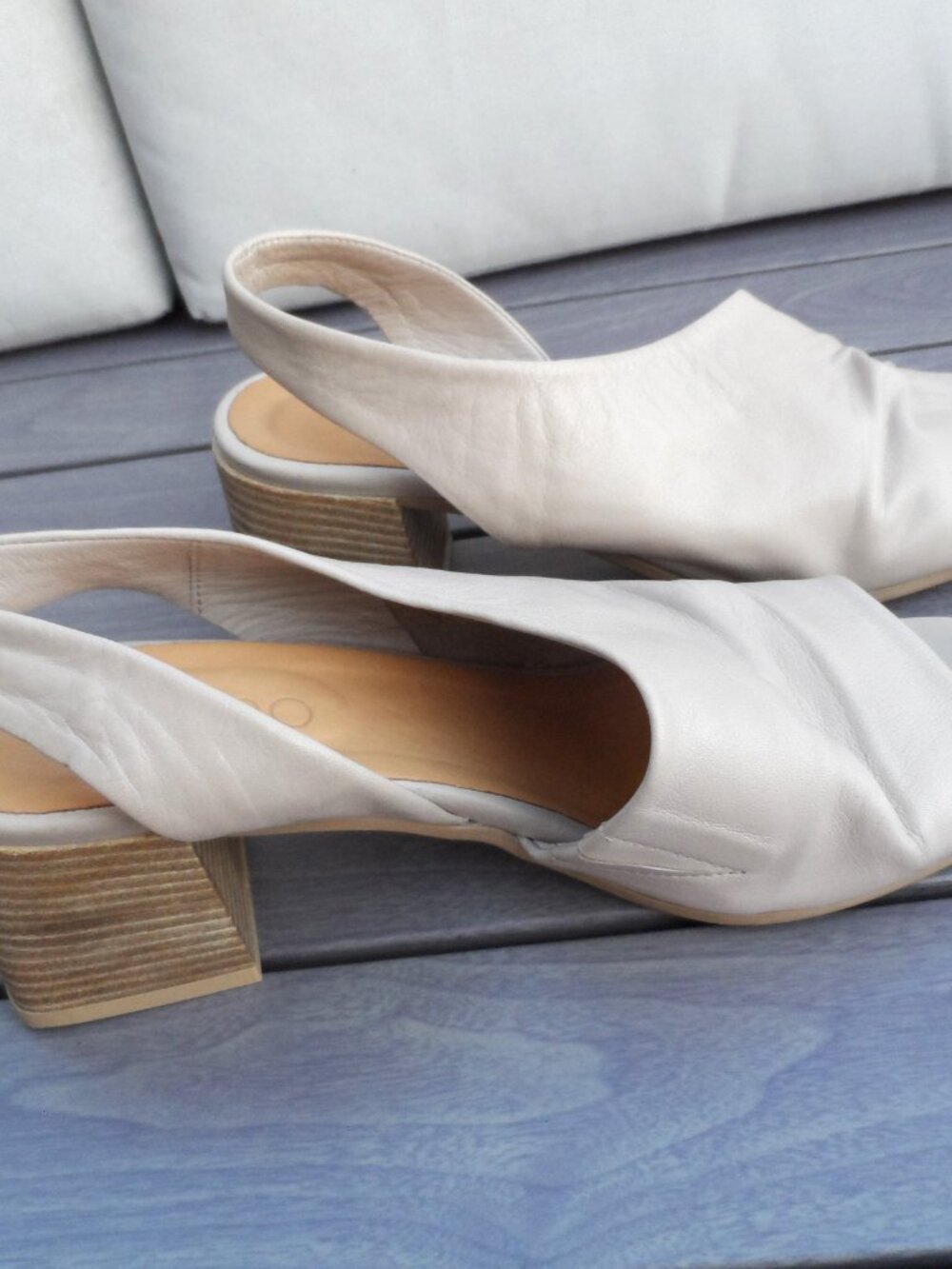 Bueno- slingback light beige sandals sz., 9 - Picture 11 of 11